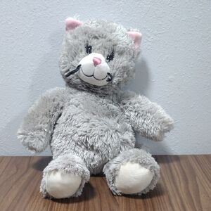 Retired Build-A-Bear Gray Kitty Cat Plush Toy